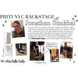 PRITI NYC - N110 - White Ballet Dahlia