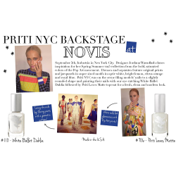 PRITI NYC - N110 - White Ballet Dahlia