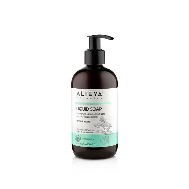 Alteya Organics - kologisk Flydende Sbe - Citrus &amp; Mint 250ml