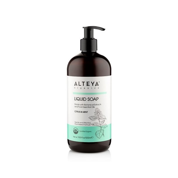 Alteya Organics - Organic Liquid Soap - Citrus &amp; Mint 500ml