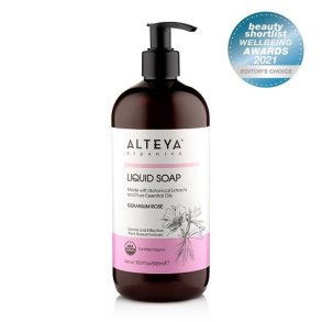 Alteya Organics - Organic Liquid Soap - Geranium & Rose 500ml