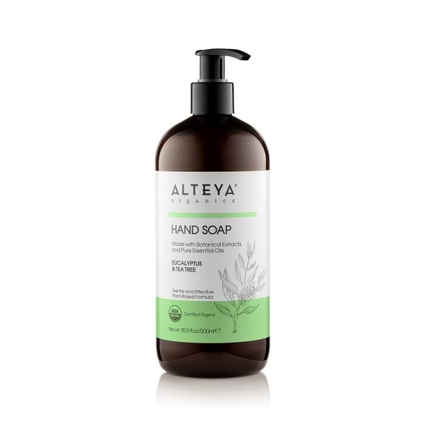 Alteya Organics - Organic Liquid Hand Soap - Eucalyptus &amp; Tea Tree 500ml