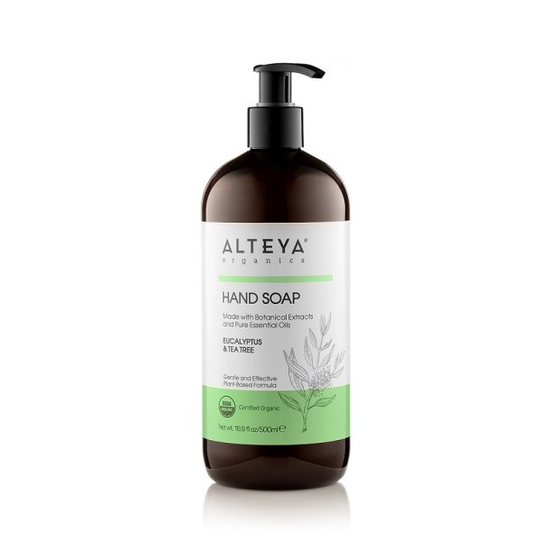 Alteya Organics - kologisk Flydende Hndsbe - Eucalyptus &amp; Tea Tree 500ml