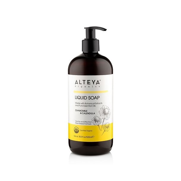 Alteya Organics - Organic Liquid Soap - Chamomile &amp; Calendula 500ml