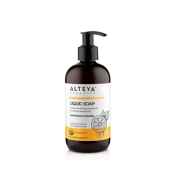 Alteya Organics - Liquid Soap - Grapefruit &amp; Orange 250ml