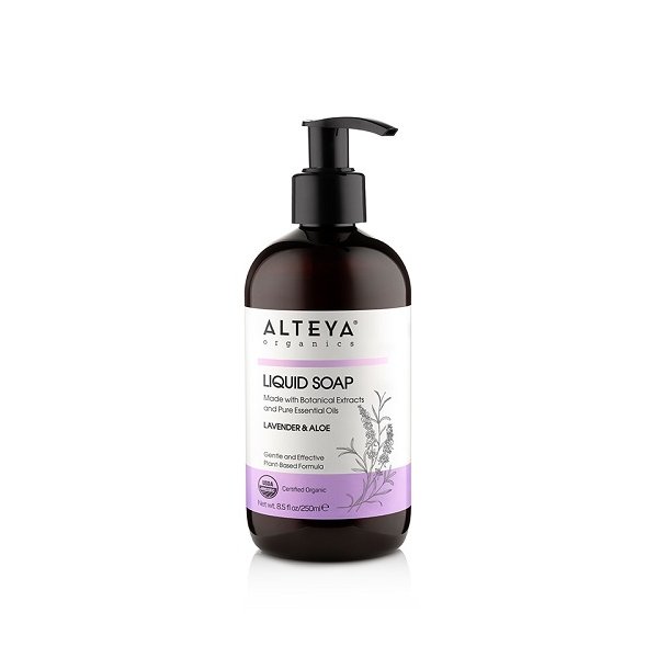 Alteya Organics - Liquid Soap - Lavender &amp; Aloe 250ml
