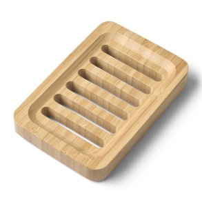 b a m b u s - Rounded Solid soap dish