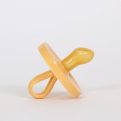 BABY POP - Anatomisk naturgummisut - +12m - gul