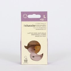 BABY POP - Anatomisch fopspeen van natuurrubber - +12m - paars