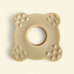 BABY POP - Baby Bei�ring aus Naturkautschuk - gelb