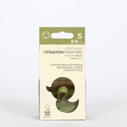 BABY POP - Rund naturgummisut - 0-6m - gr�n