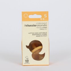 BABY POP - Rund naturgummisut - 0-6m - gul