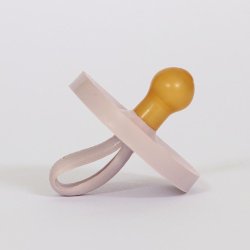 BABY POP - Ronde fopspeen van natuurrubber - 0-6m - paars