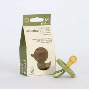 BABY POP - Rund naturgummisut - 6-12m - gr�n