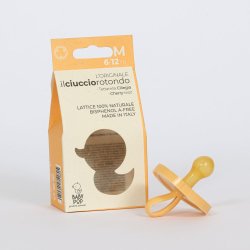 BABY POP - Rund naturgummisut - 6-12m - gul