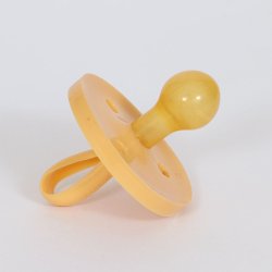 BABY POP - Rund naturgummisut - +12m - gul