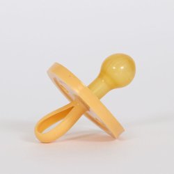 BABY POP - Rund naturgummisut - +12m - gul