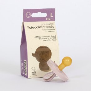 BABY POP - Rund naturgummisut - +12m - lilla