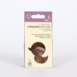 BABY POP - Rund naturgummisut - +12m - lilla