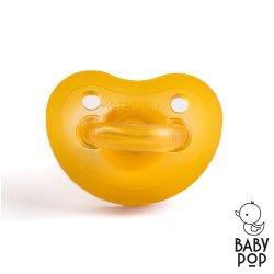 BABY POP - Butterfly Round natural rubber pacifier - 0-6m