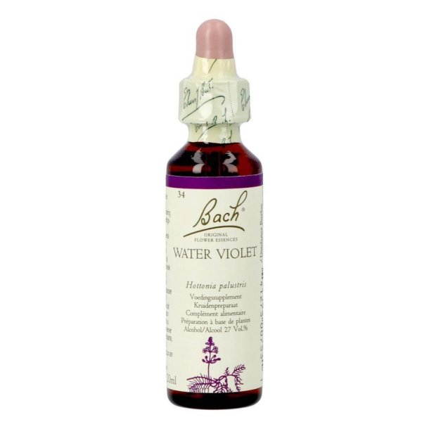 Bach� ORIGINAL FLOWER REMEDIES - Schafgarbe (Water Violet) 27% Alkohol - 20 ml