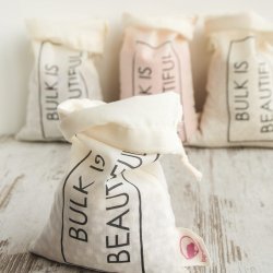 RESTPARTI - BAG-AGAIN� - lille t�rkolonial opbevaring i �kologisk bomuld
