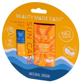 Beauty Made Easy - SUN PROTECT Face SPF 50 & Lips SPF 20 - gaveske
