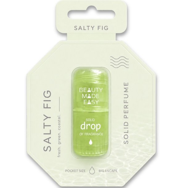 Beauty Made Easy� - Solid drop perfume - fresh green coastal - Salty Fig