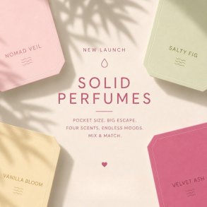 Beauty Made Easy� - Solid drop perfume - fresh airy endless - Nomad veil
