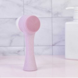 BETER NATURAL FIBER - 2-i-1 Ansigtsbrste - Lyngfarvet