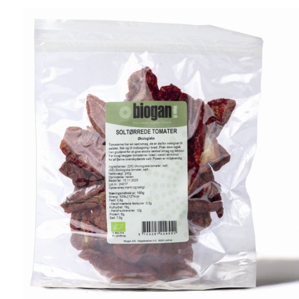 biogan - Organic semi sun-dried tomatoes 