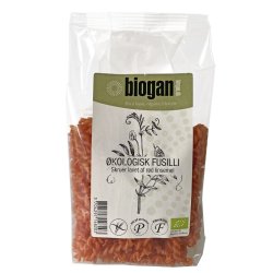 biogan - Organic fusilli is made from red lentils