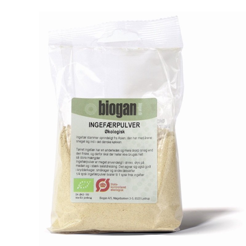 biogan - Økologisk ingefærpulver