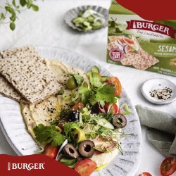 biogan - Burger - Organic crispbread - sesame