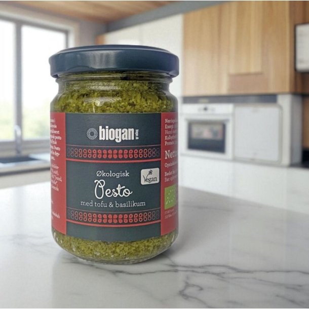 biogan - kologisk pesto - tofu &amp; basilikum