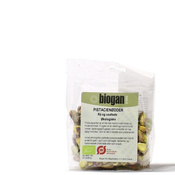 biogan - Organic unsalted pistachios