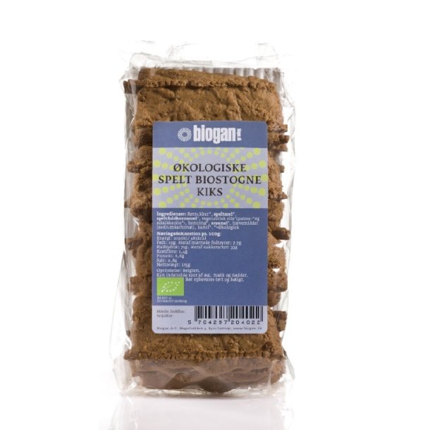 biogan - kologiske Spelt Biostogne Kiks