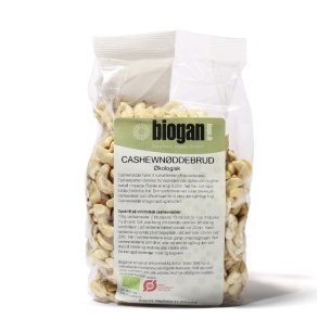 biogan - Ekologiska cashewntter i bitar 500g