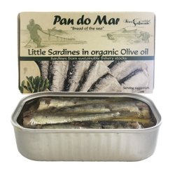 biogan - Pan do Mar - Kleine Sardinen mit Haut und Grten in Bio-Olivenl