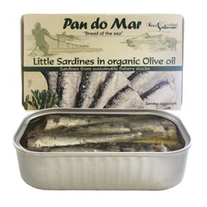 biogan - Pan do Mar - Kleine Sardinen mit Haut und Grten in Bio-Olivenl