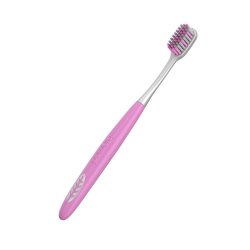 biomed - Tandbrste med pink himalayasalt krystaller - Ultra Soft