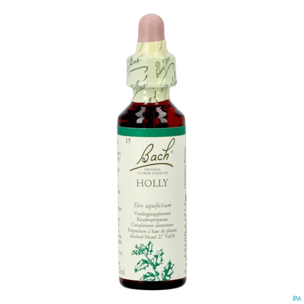 Bach� ORIGINAL FLOWER REMEDIES - Holly 27% alcohol - 20ml