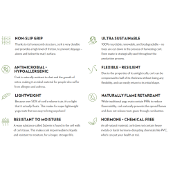 CORC YOGA - Hund &amp; kattemtte af kologisk kork