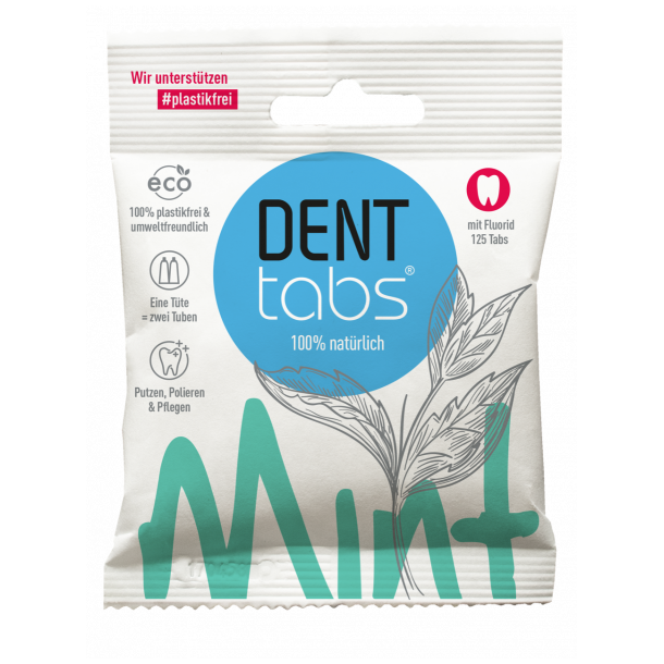 DENTTABS - Toothpaste Tablets with Fluoride