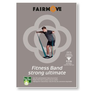 FAIR MOVE - Fitnessb�nder strong ultimate schwarz - experte 6 kg Zugkraft
