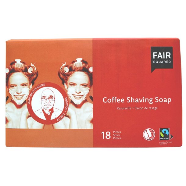 FAIR SQUARED - Storkb 1,440 kg kologisk Barbersbe med Kaffe Ekstrakt