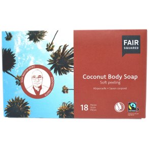 FAIR SQUARED - BULK 1,440kg Ekologisk Body Peeling Tvl Bar 