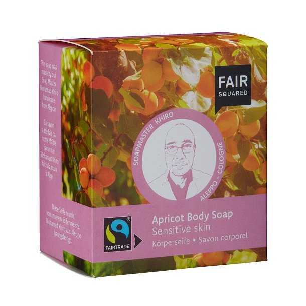 FAIR SQUARED - kologisk Abrikos Body Sbebar til Sensitive Hud