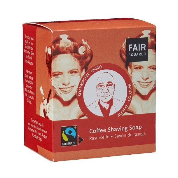 FAIR SQUARED - kologisk Barbersbe med Kaffe Ekstrakt