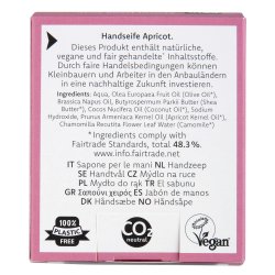 RESTPARTI - Fair Squared - Hndsbe med kologisk Apricot - Sensitiv hud